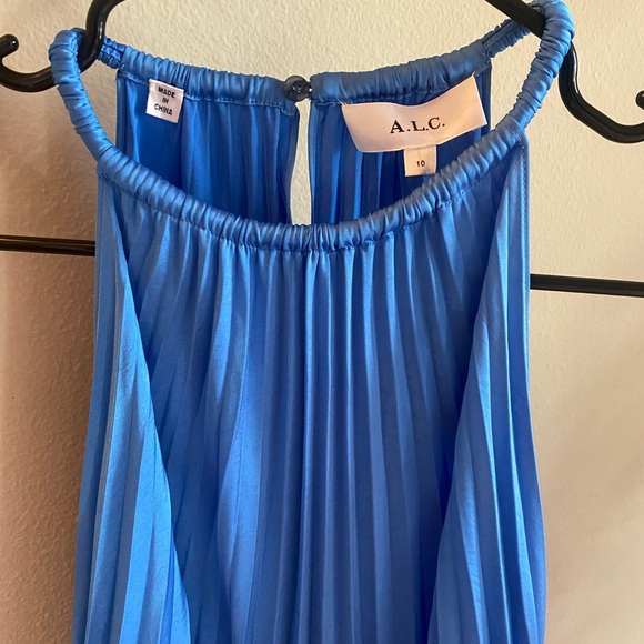 A.L.C Renzo Ii Dress in Blue Sea - Picture 4 of 7